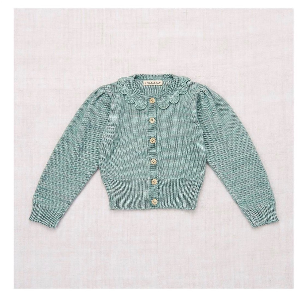(ISO) in search of Misha and Puff Kid Ellie Cardigan or Jumper any size Sage